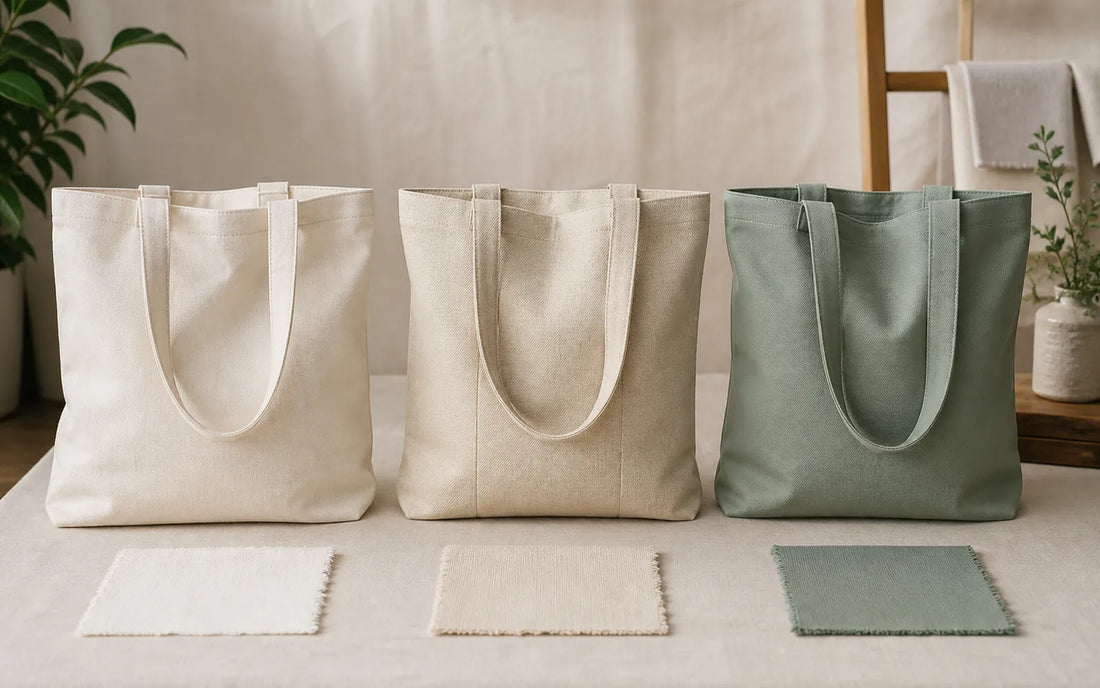 Ham bez, kanvas ve gabardin çanta kumaşlarının karşılaştırılması