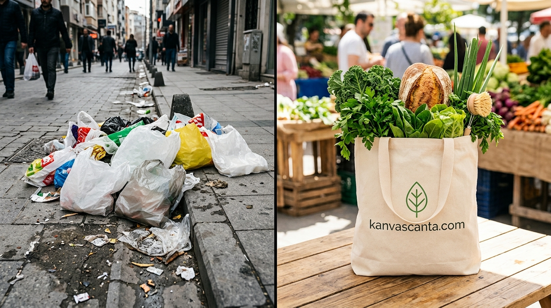 Plastik Poşet yerine Kanvas Çanta: Şık ve Doğa Dostu Seçimler