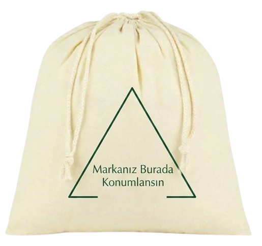 Büzgülü ham bez promosyon sırt çantası, ip kapamalı gym torbası