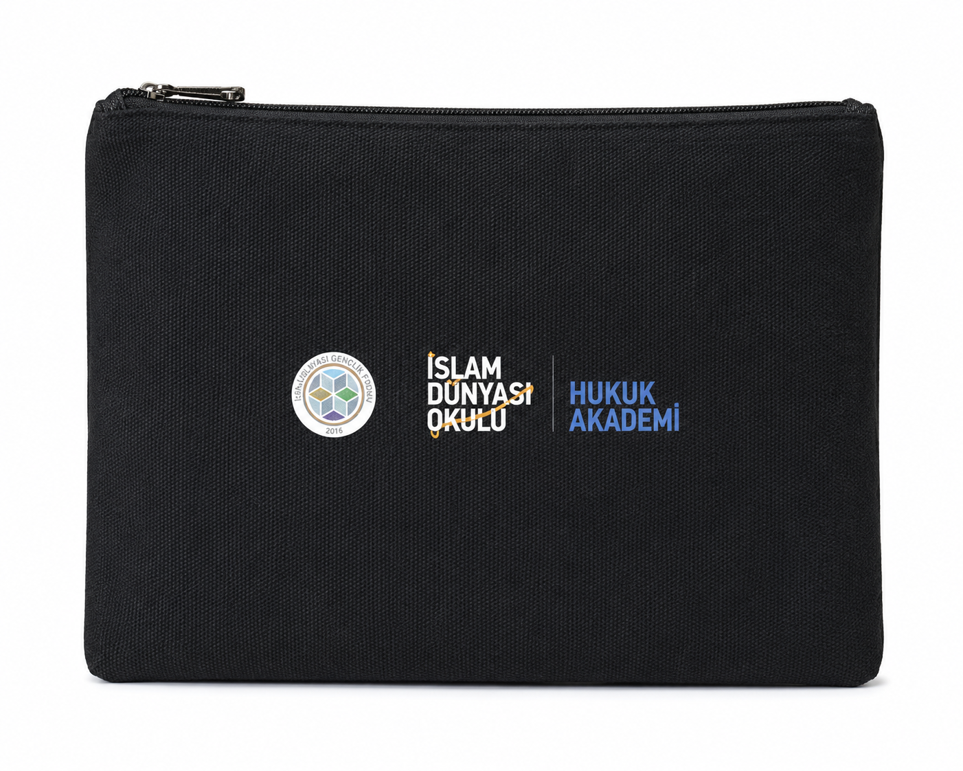Kurumsal logo baskılı kanvas portföy çantası